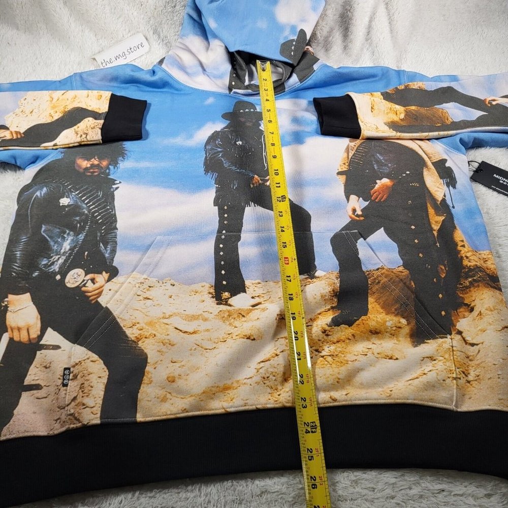 Midnight Studio Shane Gonzales Ace Of Spades Motorhead Cotton Hoodie Mens Sz L - Picture 7 of 12